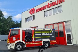 PGD Brežice prevzeli novo gasilsko vozilo Rosenbauer GVC 16/25 